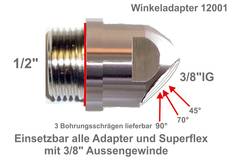 Artikel-Nummer: 12001-45 - Superflex Winkeladapter 45